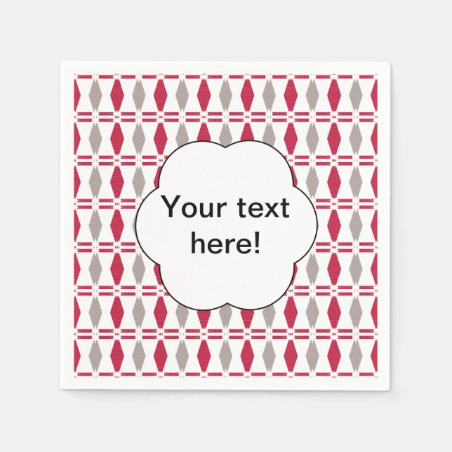 Guardanapo De Papel Abstrato de Napkin (Frente)