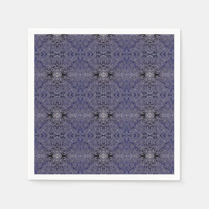 Guardanapo De Papel Abstrato Jungle-Blue