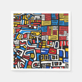 Guardanapo De Papel abstrato moderno