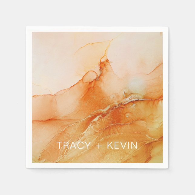 Guardanapo De Papel Abstrato nomeado (Frente)