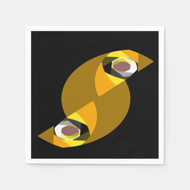 GUARDANAPO DE PAPEL ABSTRATO OWL (Frente)