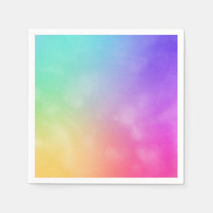 Guardanapo De Papel Abstrato Rainbow Design