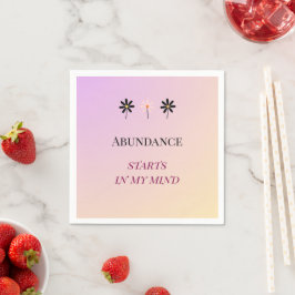 Guardanapo De Papel Abundance Mindset – Flowers of Abundance