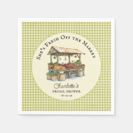 Guardanapo De Papel Acabado de Chegar ao Mercado de Agricultores Chá d