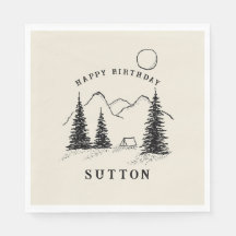 Acampamento de Aniversário Personalizado