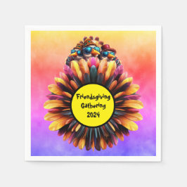 Guardanapo De Papel Ação de Graças de Amizade