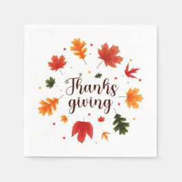 Guardanapo De Papel Ação de Graças dos Gnomos