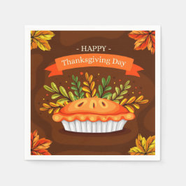 Guardanapo De Papel Ação de Graças Napkins