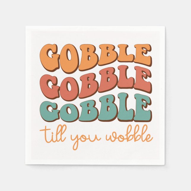 Guardanapo De Papel Ação de Graças Napkins (Frente)