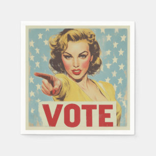Guardanapo De Papel Ação Patriótica: Votação!