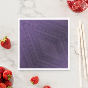 Guardanapo De Papel Aceitação Padrão de Boho Eclético Violet