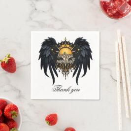 Guardanapo De Papel Acredite em si mesmo, uma carta