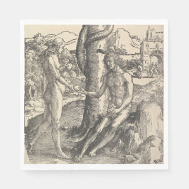 Guardanapo De Papel Adão e Eva: A Queda do Homem (Lucas van Leyden)