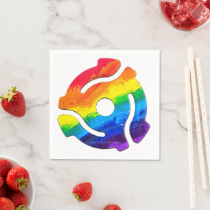 Guardanapo De Papel Adaptador de registro plástico SlipperyJoe de 45 R