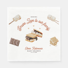 Guardanapo De Papel Adicionando o amor de S’More ao nosso Chá de frald