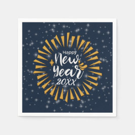 Guardanapo De Papel Adicionar Intermitência de Feliz ano novo de Ano c
