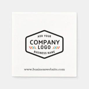 Guardanapo De Papel Adicionar logotipo comercial e papel personalizado