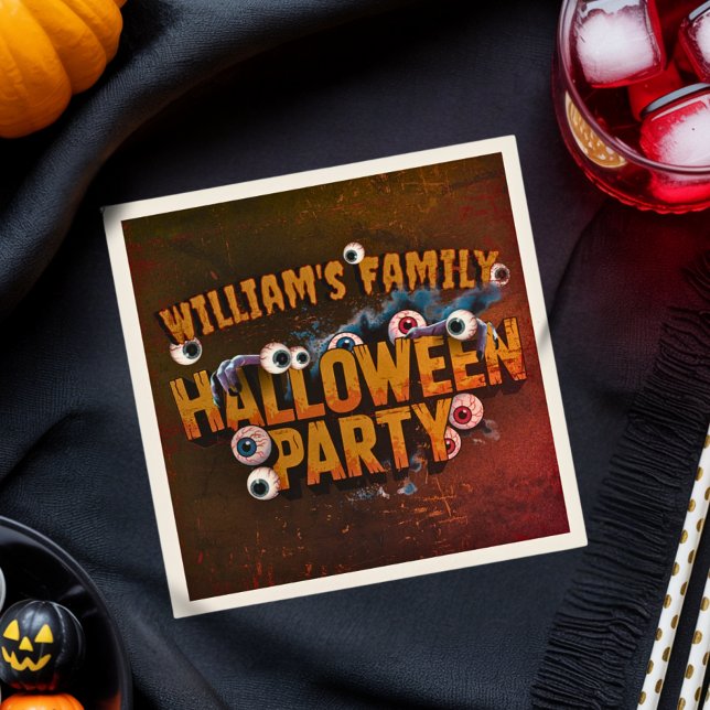 Guardanapo De Papel Adicione Sua Própria Palavra Monstro Personalizado (Criador carregado)