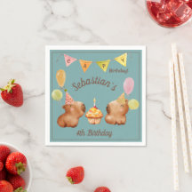 Adorable Capybara Celebration