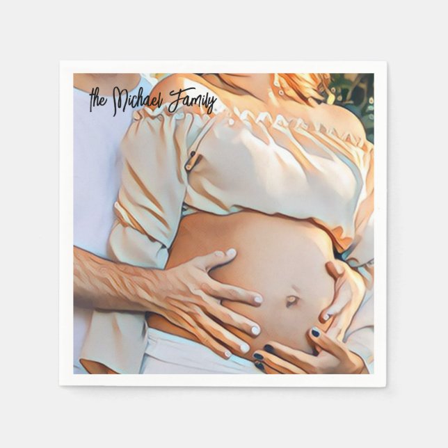 Guardanapo De Papel Adorable queen mom eternal love (Frente)