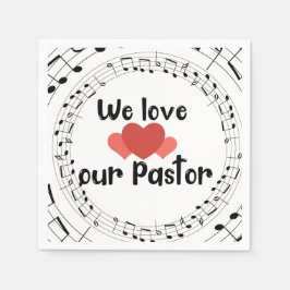 Guardanapo De Papel Adoramos Nosso Pastor