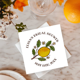 Guardanapo De Papel Adorável CHÁ DE PANELA de Lemons Rustic CUSTOM
