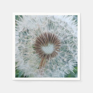 Guardanapo De Papel Adorável Dandelion Branco