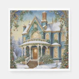 Guardanapo De Papel Adorável Natal Vitoriano