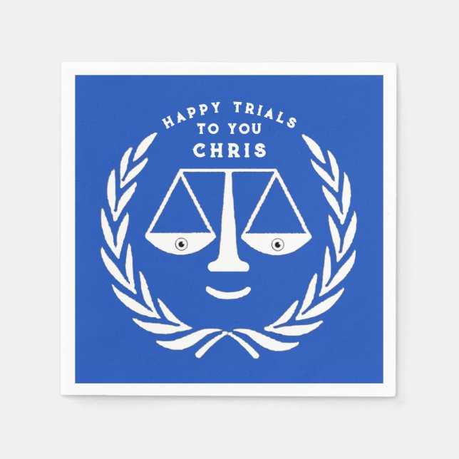 Guardanapo De Papel Advogado de Graduação da Faculdade de Direito Napk (Frente)