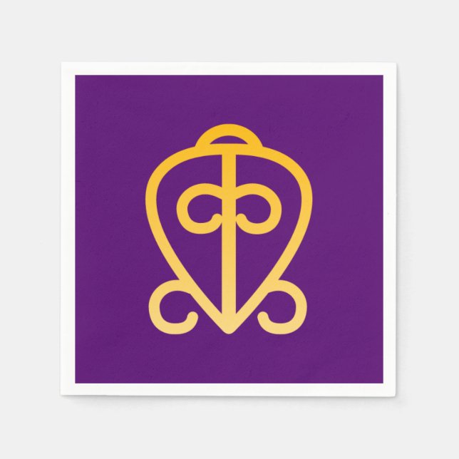 Guardanapo De Papel Afafricano Adinkra (Frente)