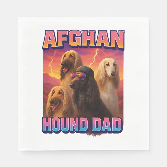 Guardanapo De Papel Afghan Hound (Frente)