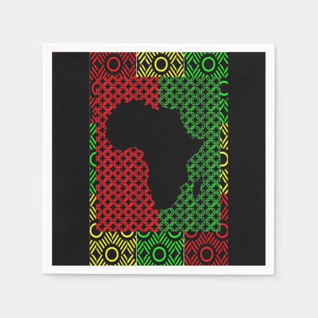 GUARDANAPO DE PAPEL ÁFRICA NAPKINS (Frente)