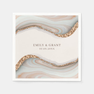 Guardanapo De Papel Agate Stone Marble