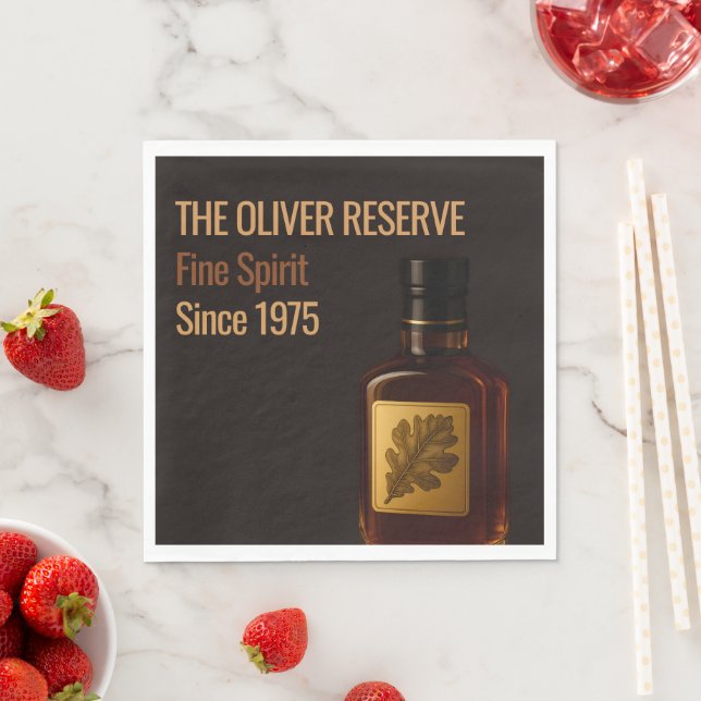 Guardanapo De Papel Aged to Perfection | Whisky Birthday (Insitu)