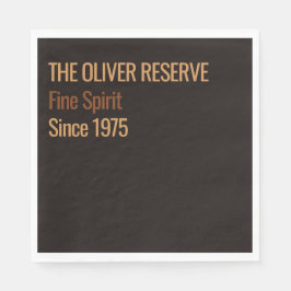 Guardanapo De Papel Aged to Perfection | Whisky Birthday