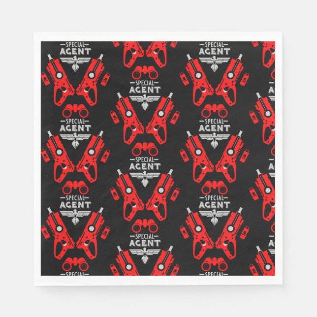 Guardanapo De Papel Agente Especial Kid (Frente)
