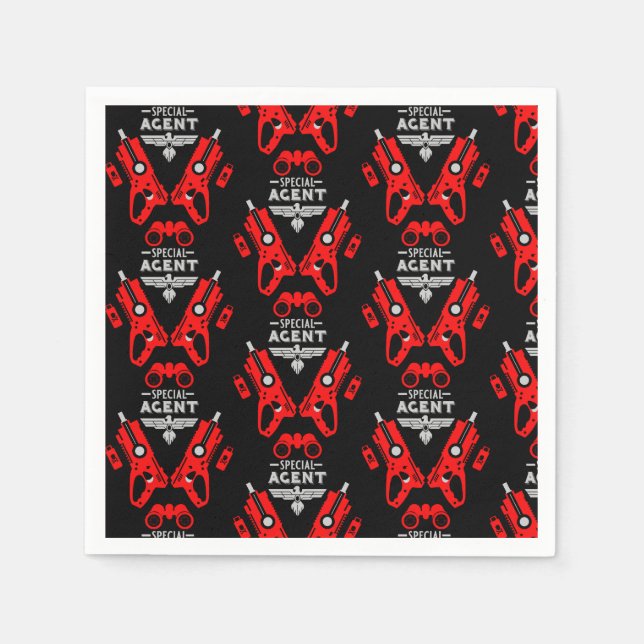 Guardanapo De Papel Agente Especial Kid (Frente)