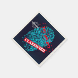 Guardanapo De Papel Agente secreto Detetive Spy Mystery Party