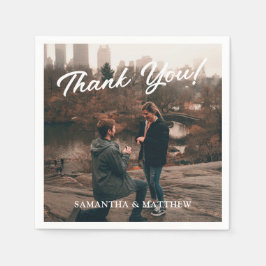 Guardanapo De Papel Agradecimento da Festa de Ensaio Fotográfico