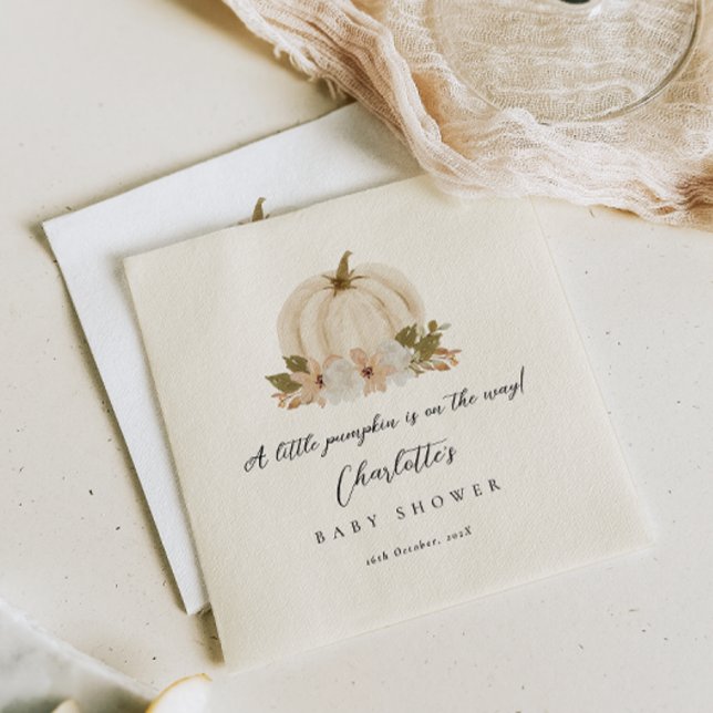 Guardanapo De Papel Água Pequena Pumpkin Papel de Chá de fraldas Napki (Criador carregado)