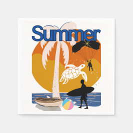 Guardanapo De Papel Aguardente de Verão