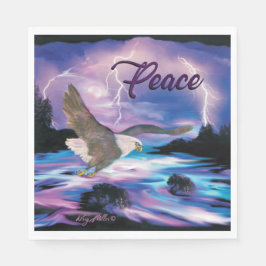 Guardanapo De Papel Águia Bald Soaring