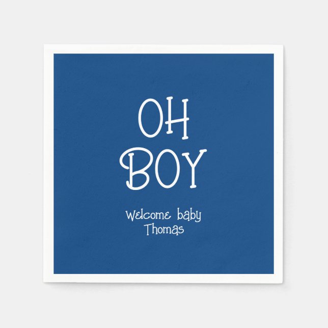 Guardanapo De Papel Ah, garoto! Rapazes chás de fraldas (Frente)