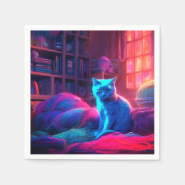 Guardanapo De Papel Ai Cute Cat