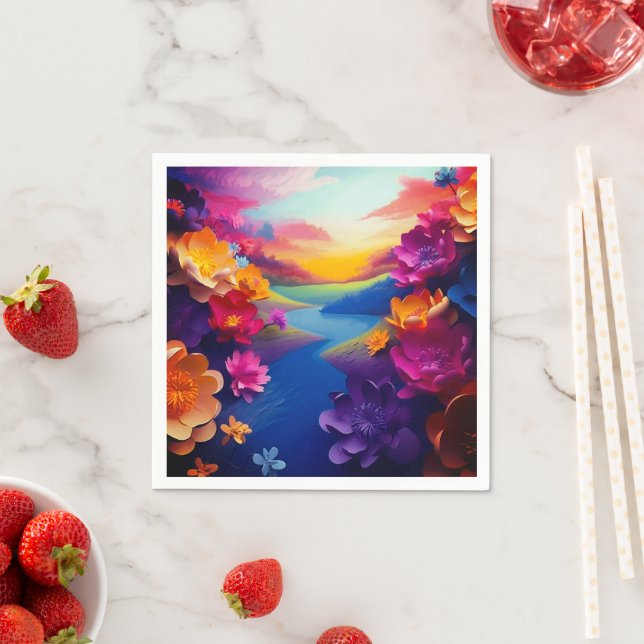 Guardanapo De Papel Ai Flowers (Insitu)