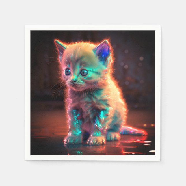 Guardanapo De Papel Ai Kitten (Frente)