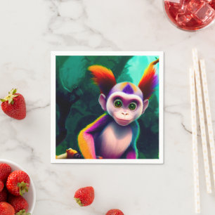 Guardanapo De Papel Ai Monkey