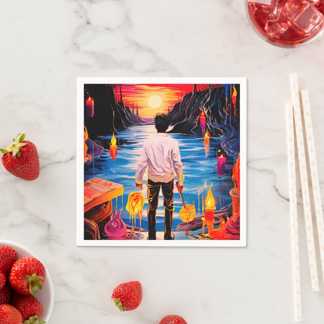 Guardanapo De Papel Ai Trabalho de arte (Insitu)