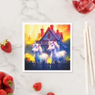 Guardanapo De Papel Ai Unicorns