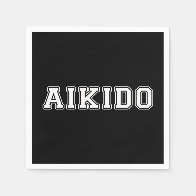 Guardanapo De Papel Aikido (Frente)
